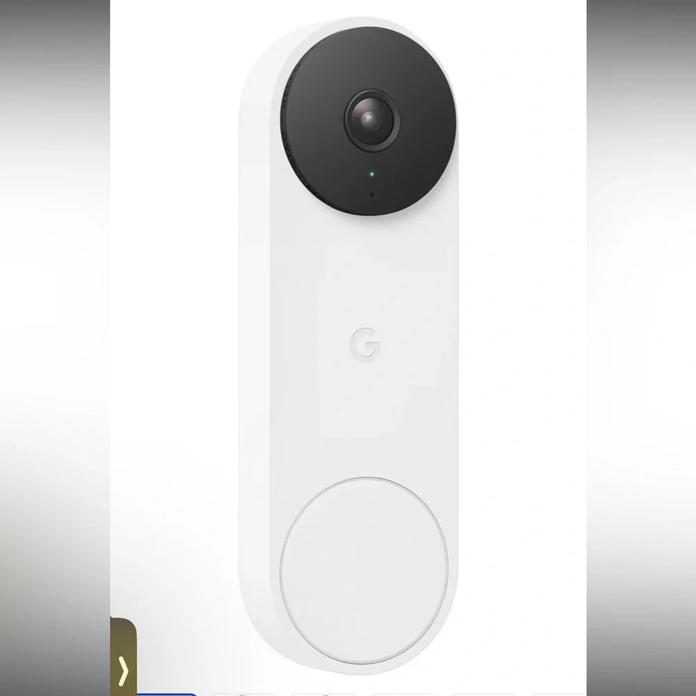 NIB Google Nest Smart Doorbell in White and Black 2 generation